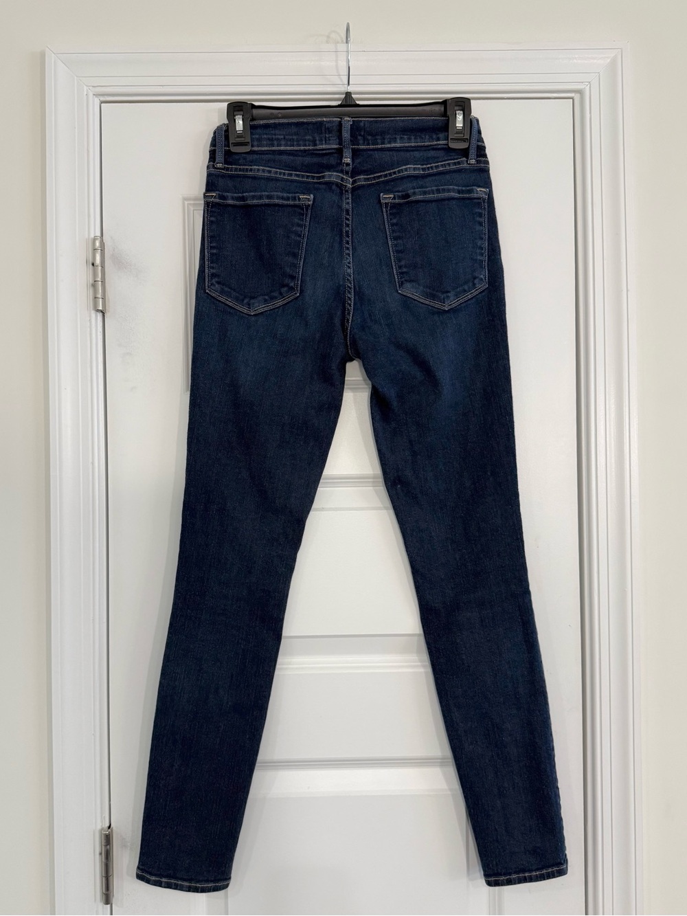 FRAME Le Skinny de Jeanne Jeans Women’s 29 Dark Wash Stretch Cotton - Picture 2 of 10